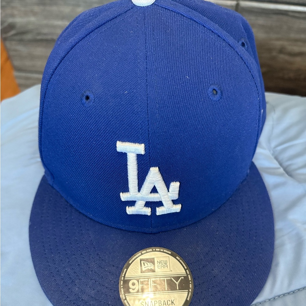 New Era Los Angeles Dodgers Blue and White Snapback Hat